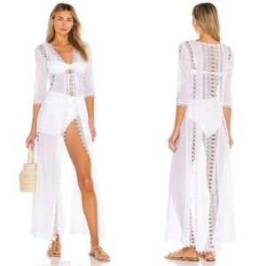 Charo Ruiz Ali Cover Up Jacket White